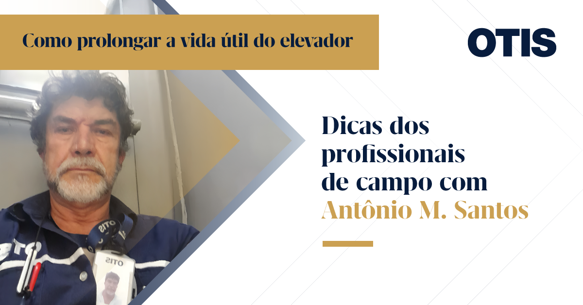 Técnico da Otis Antônio Medeiros Santos